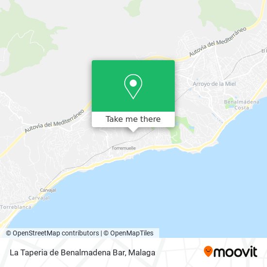 La Taperia de Benalmadena Bar map
