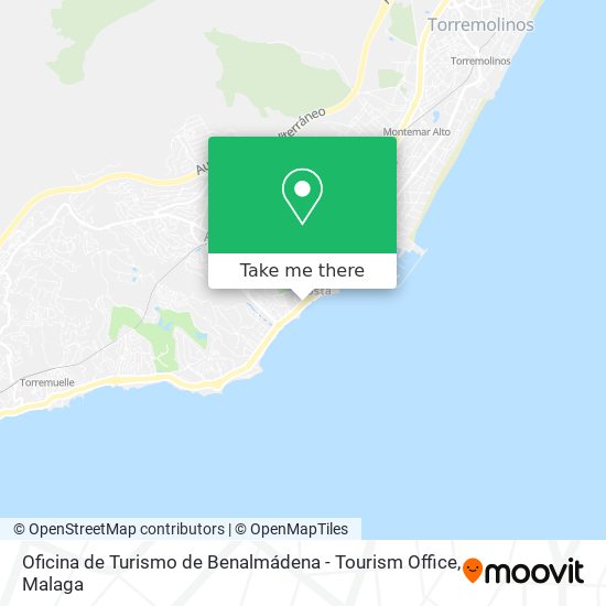 Oficina de Turismo de Benalmádena - Tourism Office map