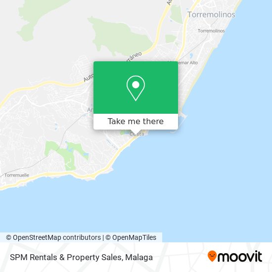 SPM Rentals & Property Sales map