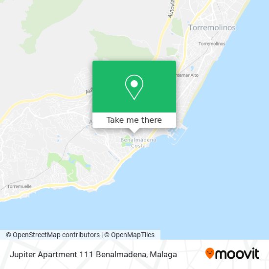 Jupiter Apartment 111 Benalmadena map