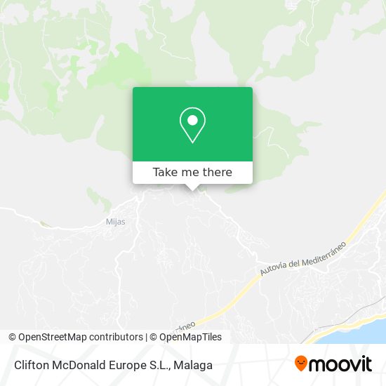 Clifton McDonald Europe S.L. map