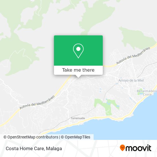 mapa Costa Home Care