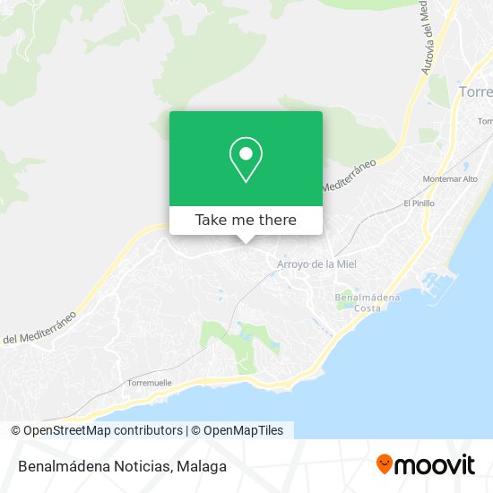 Benalmádena Noticias map