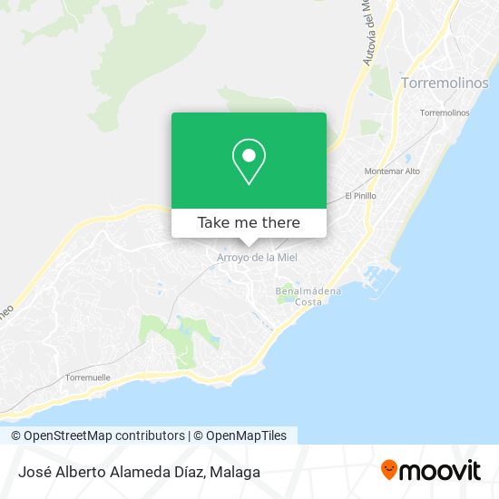 José Alberto Alameda Díaz map