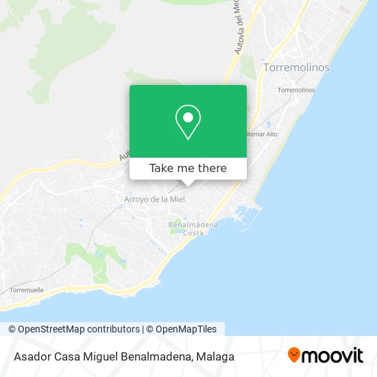 mapa Asador Casa Miguel Benalmadena