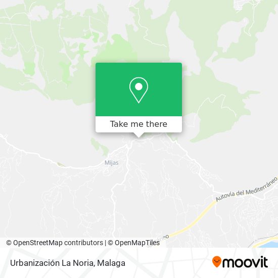 Urbanización La Noria map