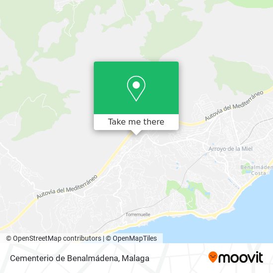 Cementerio de Benalmádena map