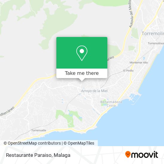 Restaurante Paraiso map