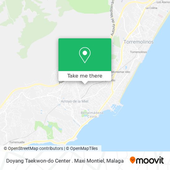 Doyang Taekwon-do Center . Maxi Montiel map