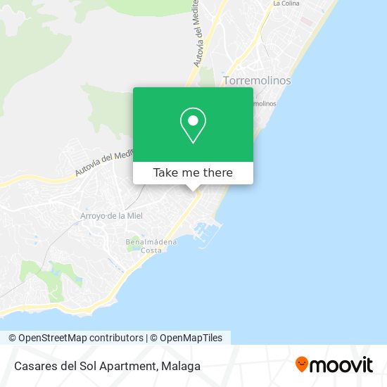 Casares del Sol Apartment map