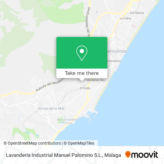 Lavandería Industrial Manuel Palomino S.L. map
