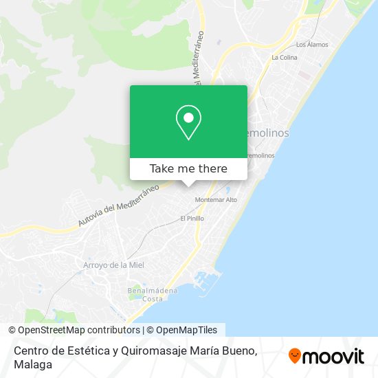Centro de Estética y Quiromasaje María Bueno map