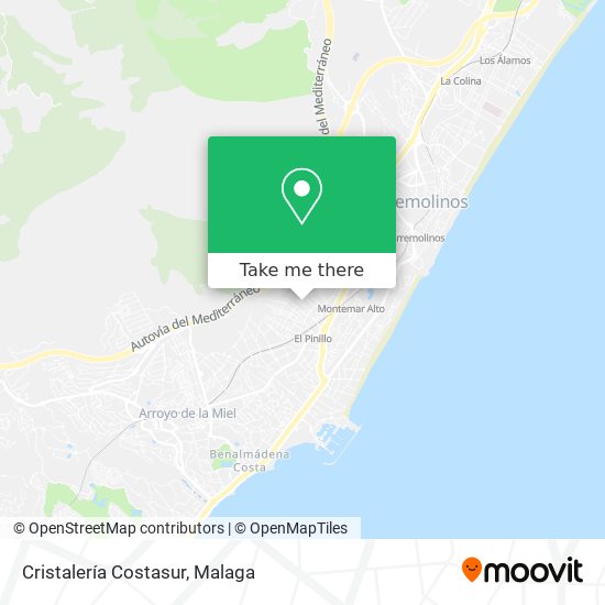Cristalería Costasur map