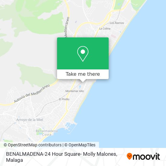 BENALMADENA-24 Hour Square- Molly Malones map