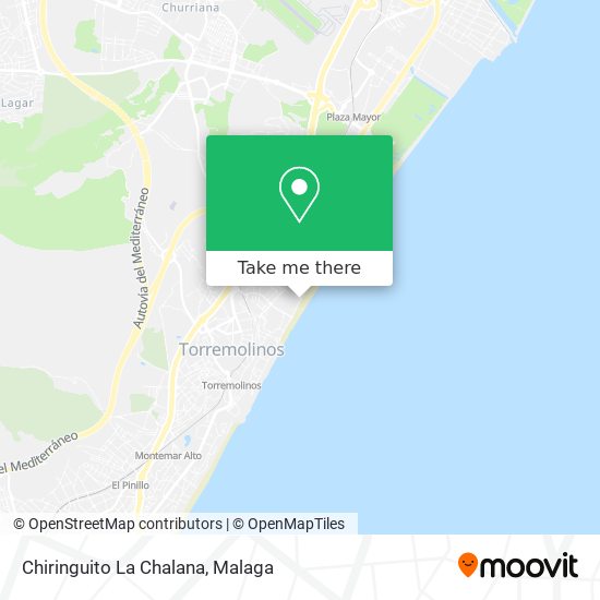 Chiringuito La Chalana map