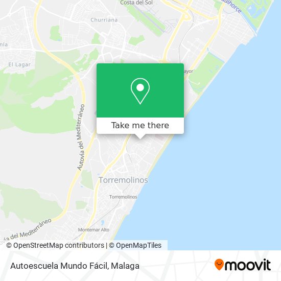 Autoescuela Mundo Fácil map