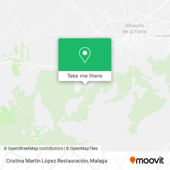 Cristina Martín López Restauración map