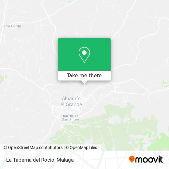 La Taberna del Rocío map
