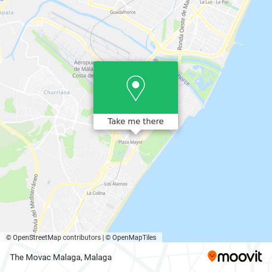 mapa The Movac Malaga