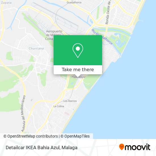 Detailcar IKEA Bahía Azul map