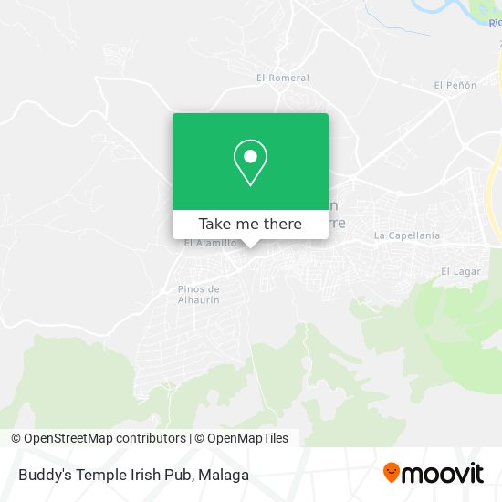 Buddy's Temple Irish Pub map