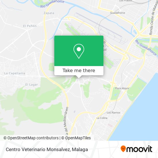 Centro Veterinario Monsalvez map