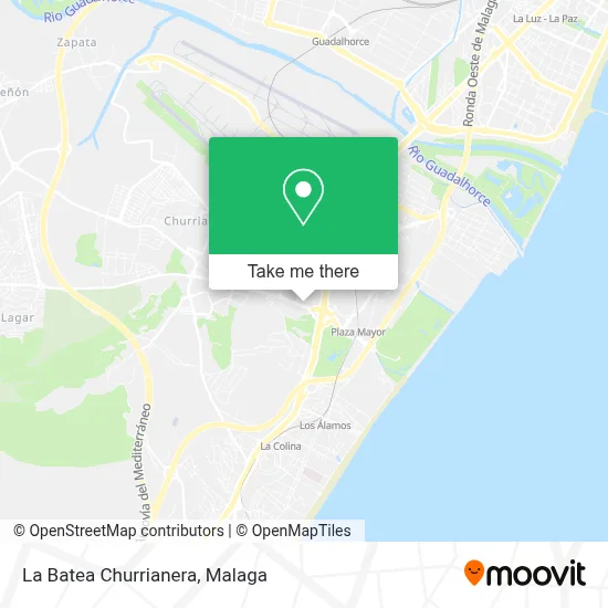 La Batea Churrianera map