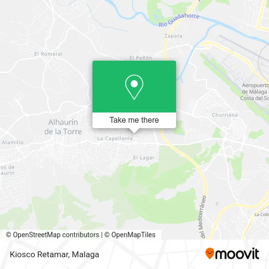 Kiosco Retamar map