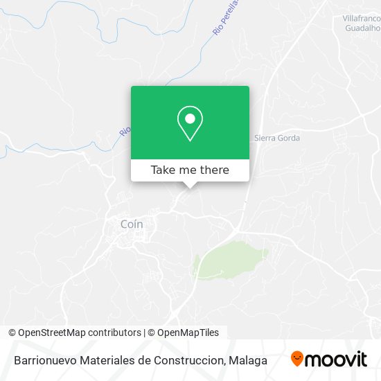 Barrionuevo Materiales de Construccion map