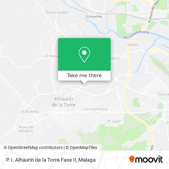 P. I. Alhaurín de la Torre Fase II map