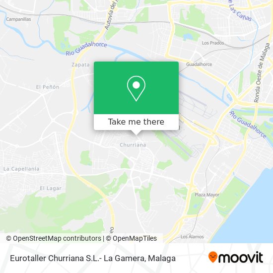 Eurotaller Churriana S.L.- La Gamera map