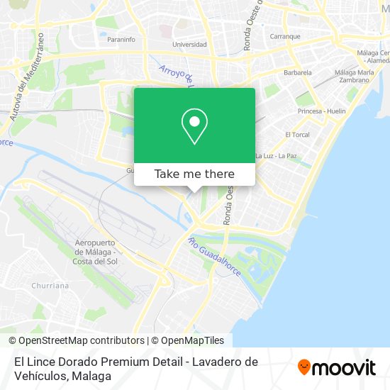 El Lince Dorado Premium Detail - Lavadero de Vehículos map