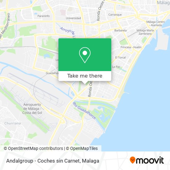 Andalgroup - Coches sin Carnet map