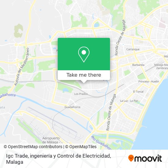 Igc Trade, ingeniería y Control de Electricidad map