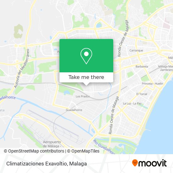 Climatizaciones Exavoltio map