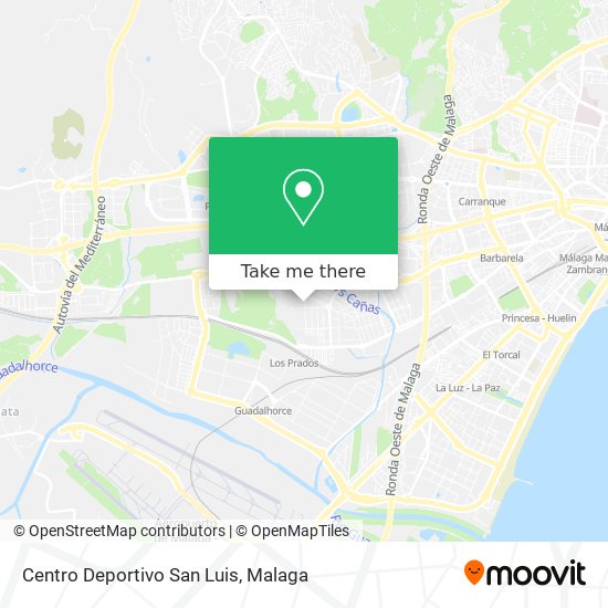 Centro Deportivo San Luis map