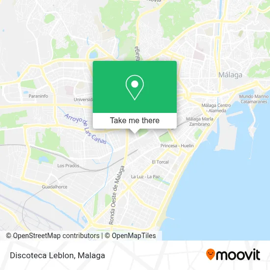 Discoteca Leblon map