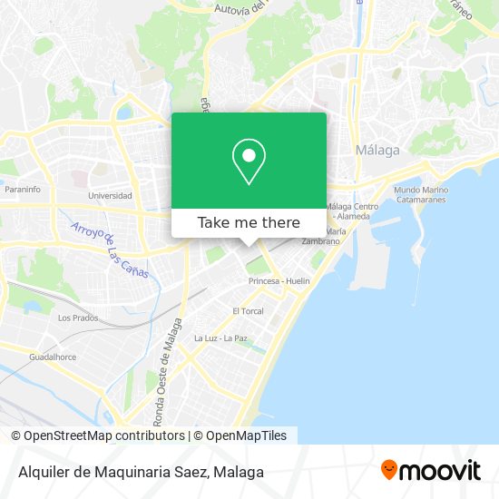 Alquiler de Maquinaria Saez map
