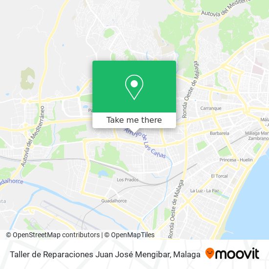 Taller de Reparaciones Juan José Mengibar map
