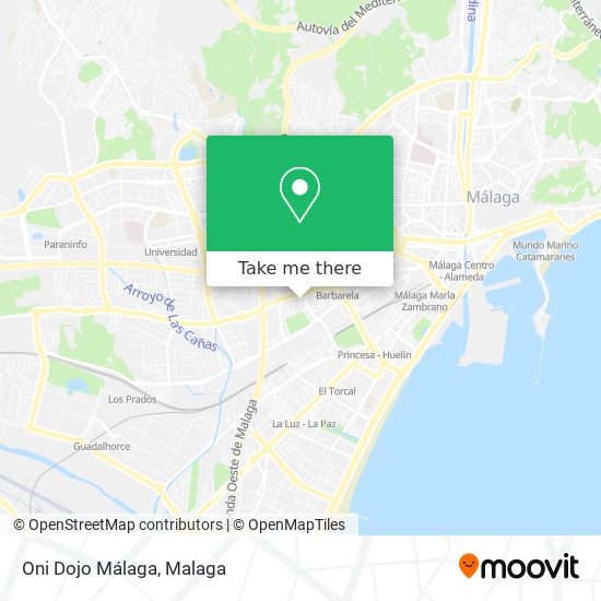 Oni Dojo Málaga map