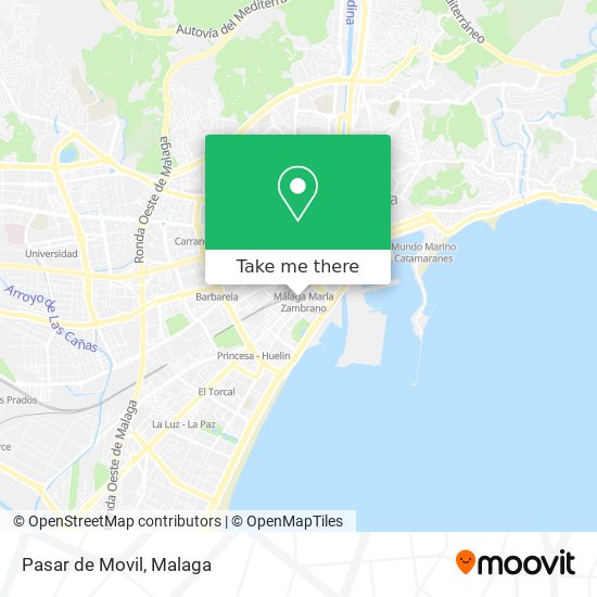 Pasar de Movil map