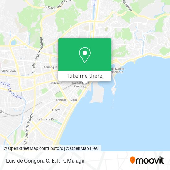 mapa Luis de Gongora C. E. I. P.