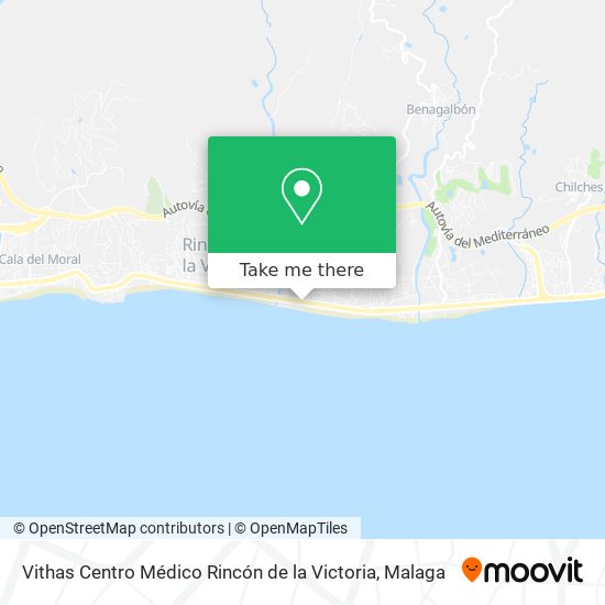 Vithas Centro Médico Rincón de la Victoria map