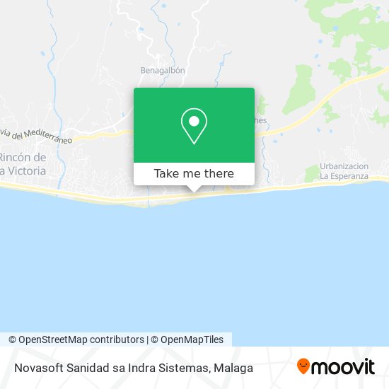 Novasoft Sanidad sa Indra Sistemas map