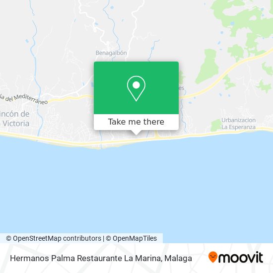 Hermanos Palma Restaurante La Marina map