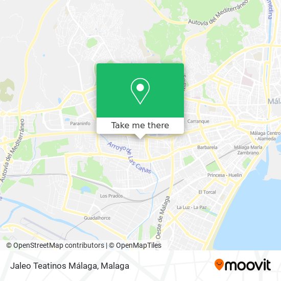 Jaleo Teatinos Málaga map