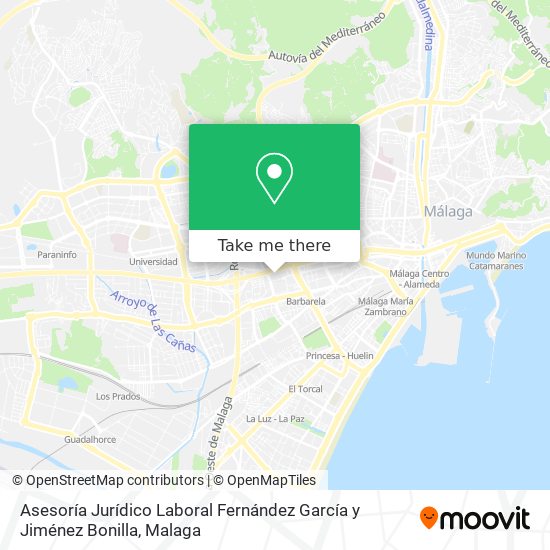 Asesoría Jurídico Laboral Fernández García y Jiménez Bonilla map