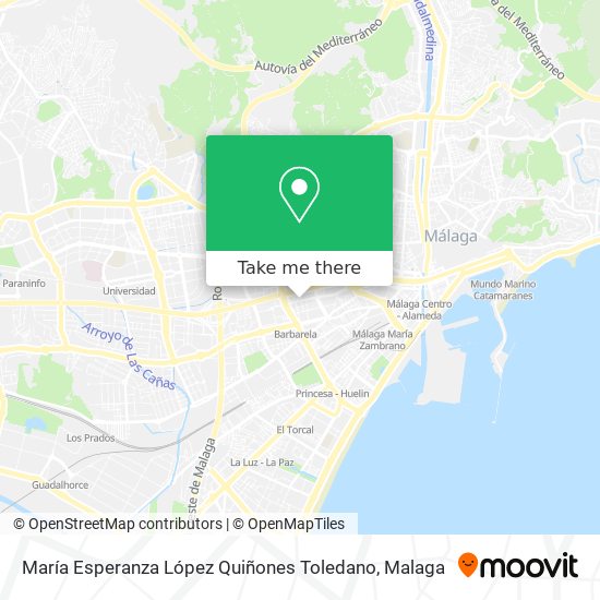 María Esperanza López Quiñones Toledano map
