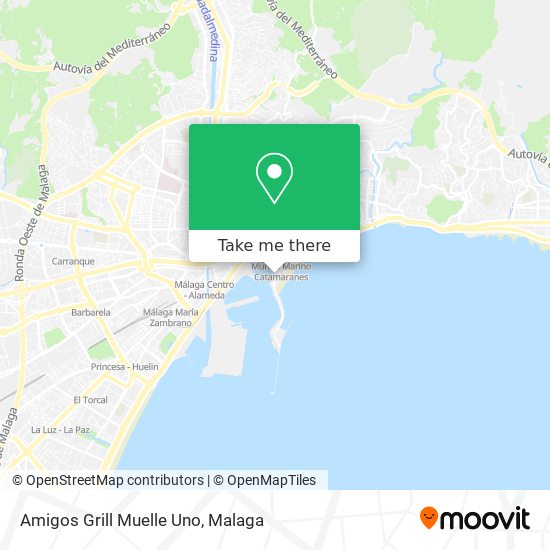 Amigos Grill Muelle Uno map