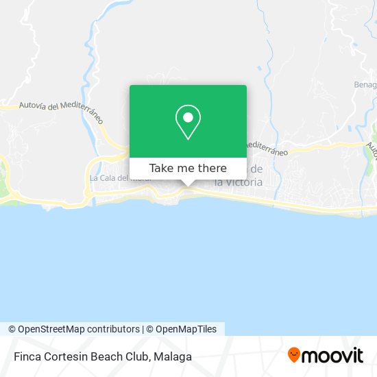 Finca Cortesin Beach Club map